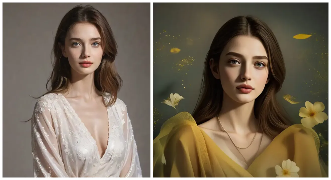 AI avatar generator example showing a selfie transformed into a stylized cartoon avatar
