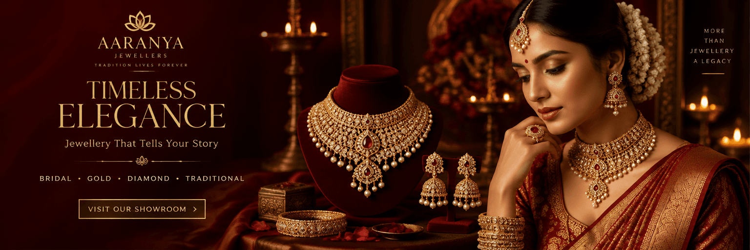 Create a premium luxury jewellery advertising banner for ...